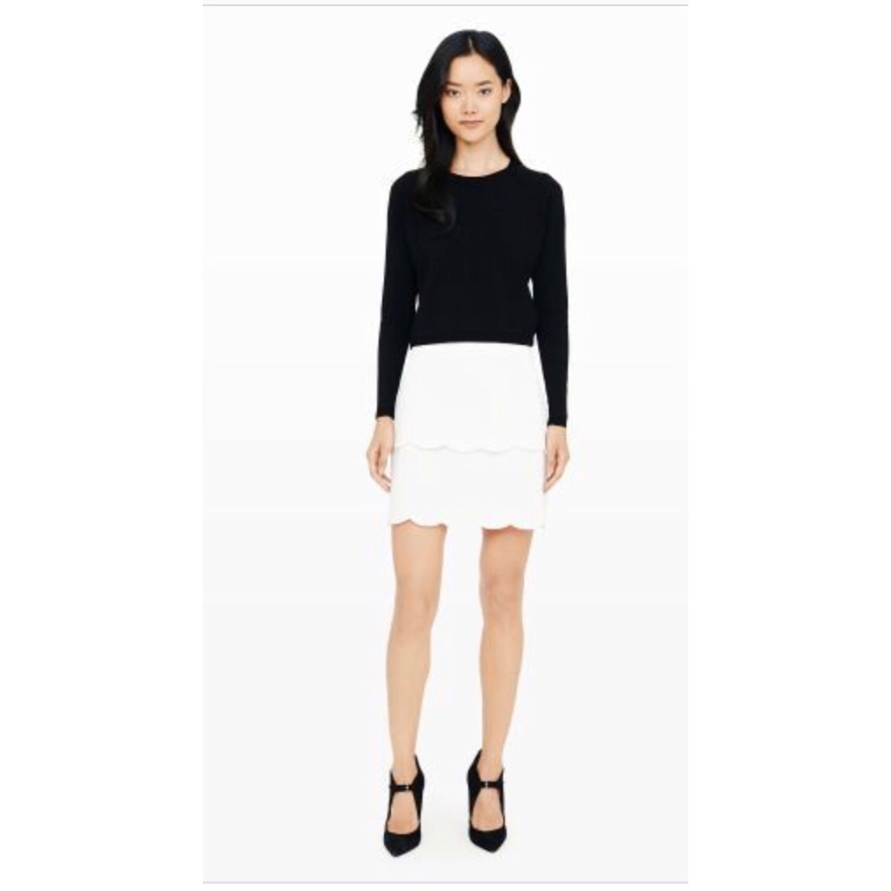 Club Monaco Scalloped Skirt - Picture 3 of 8
